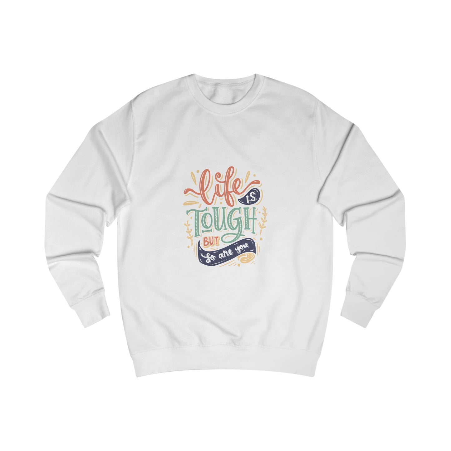 Unisex Sweatshirt – Soft Cotton Blend with Ribbed Knitting, Durable, Medium-Heavy Fabric, Stylish Fit, Tear-Away Label