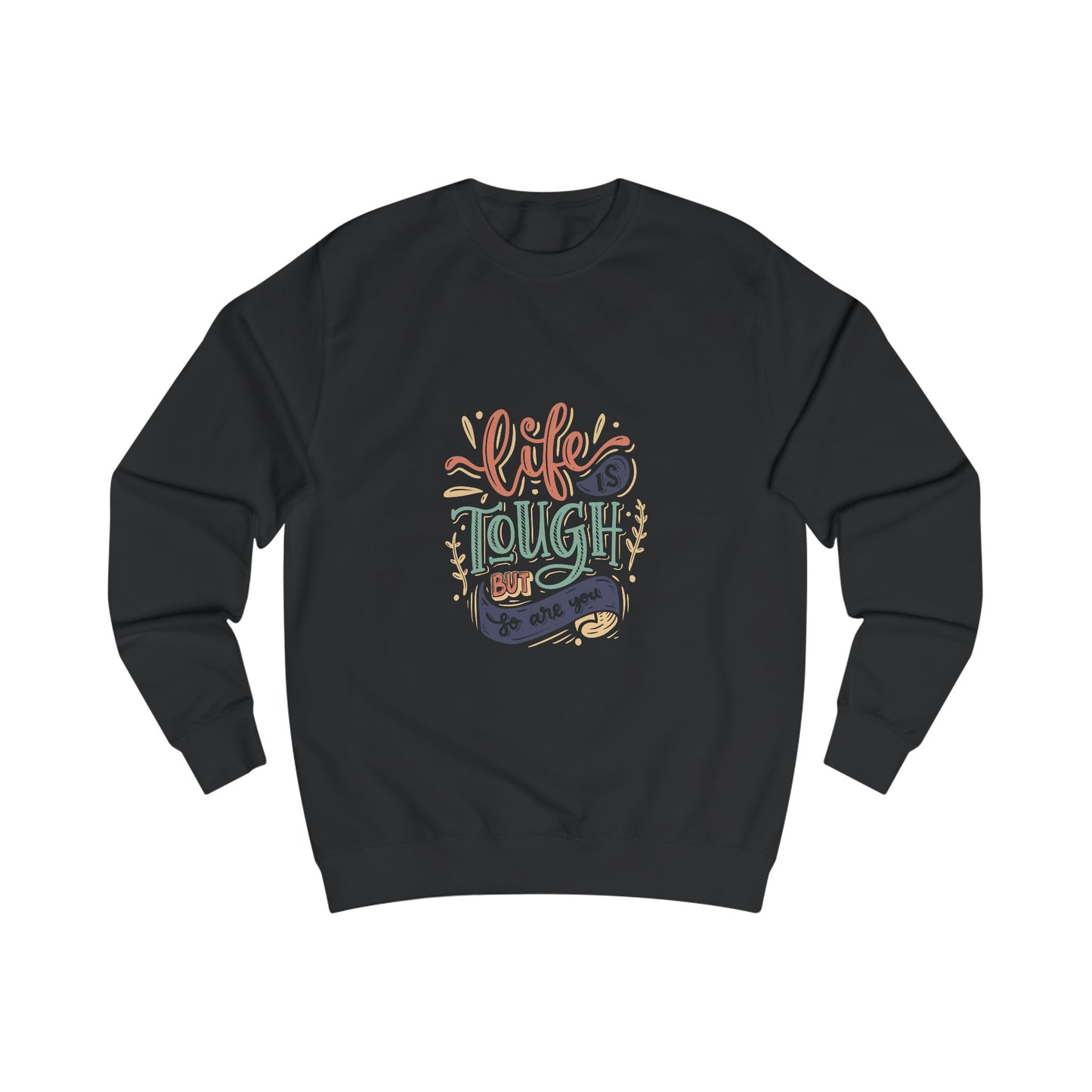 Unisex Sweatshirt – Soft Cotton Blend with Ribbed Knitting, Durable, Medium-Heavy Fabric, Stylish Fit, Tear-Away Label