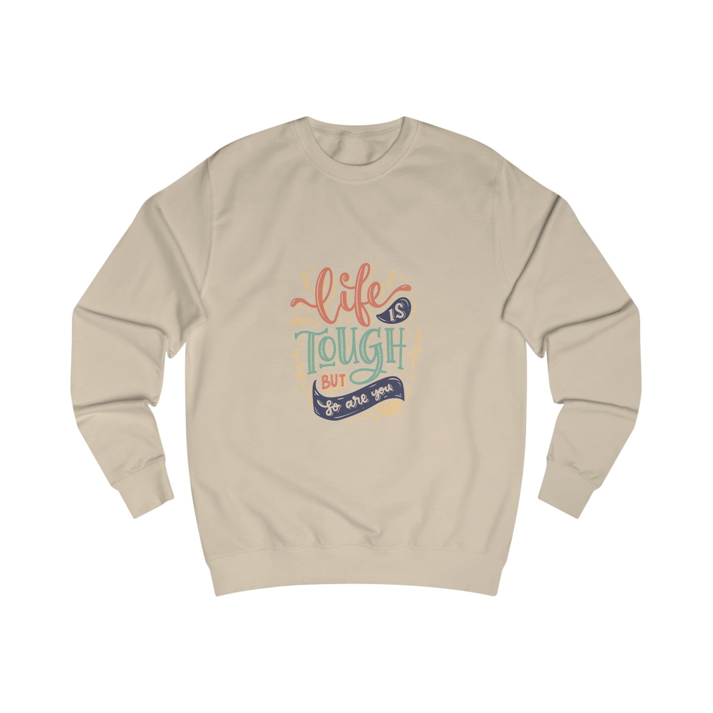 Unisex Sweatshirt – Soft Cotton Blend with Ribbed Knitting, Durable, Medium-Heavy Fabric, Stylish Fit, Tear-Away Label