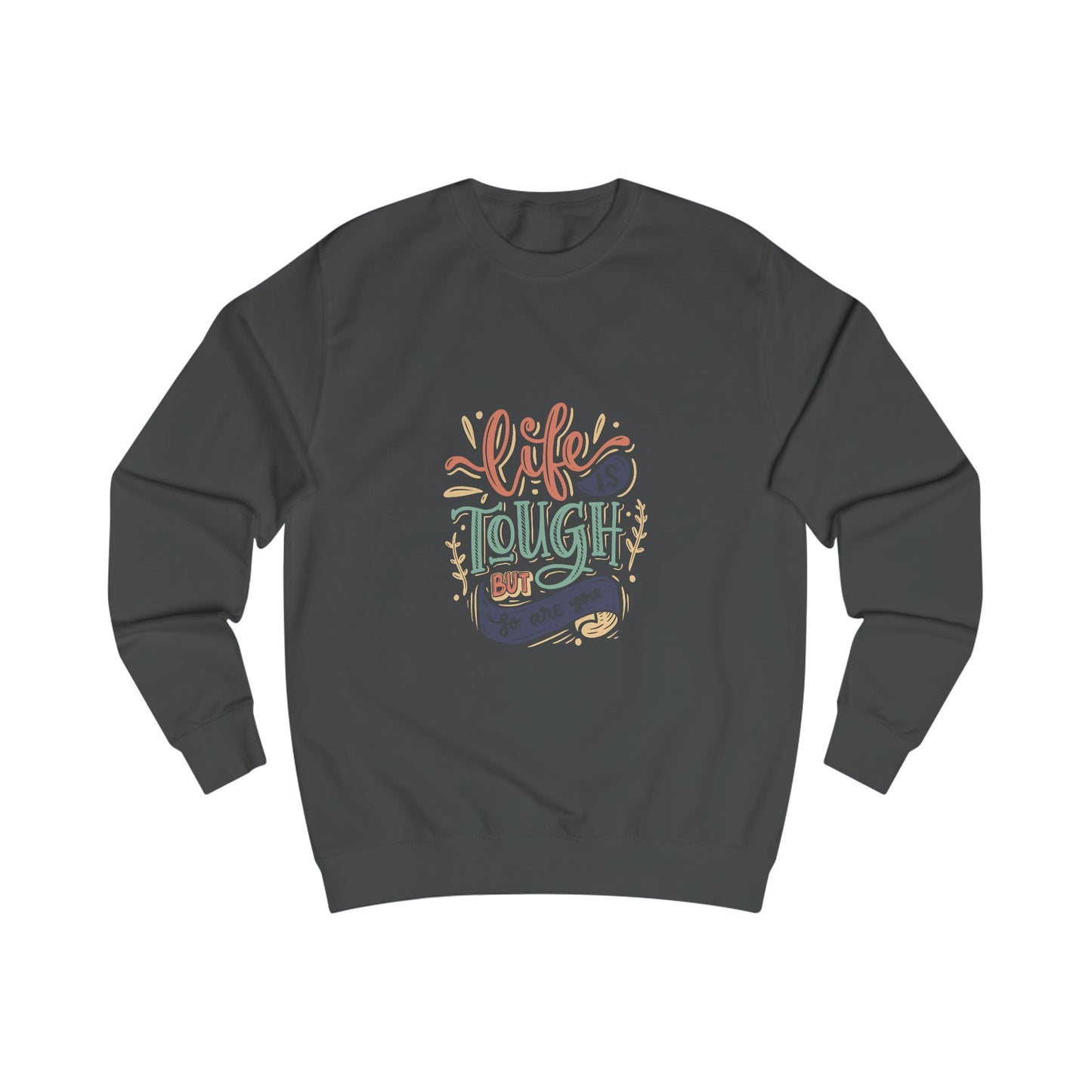 Unisex Sweatshirt – Soft Cotton Blend with Ribbed Knitting, Durable, Medium-Heavy Fabric, Stylish Fit, Tear-Away Label