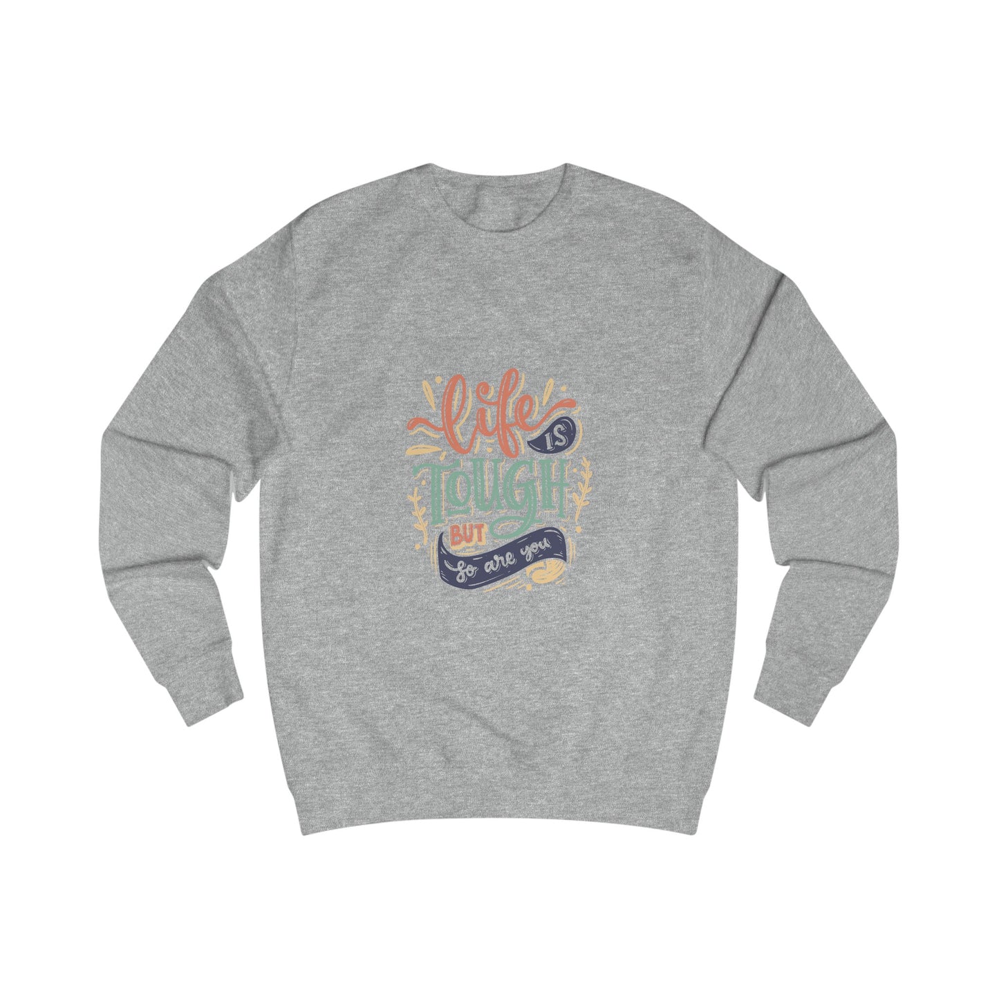 Unisex Sweatshirt – Soft Cotton Blend with Ribbed Knitting, Durable, Medium-Heavy Fabric, Stylish Fit, Tear-Away Label