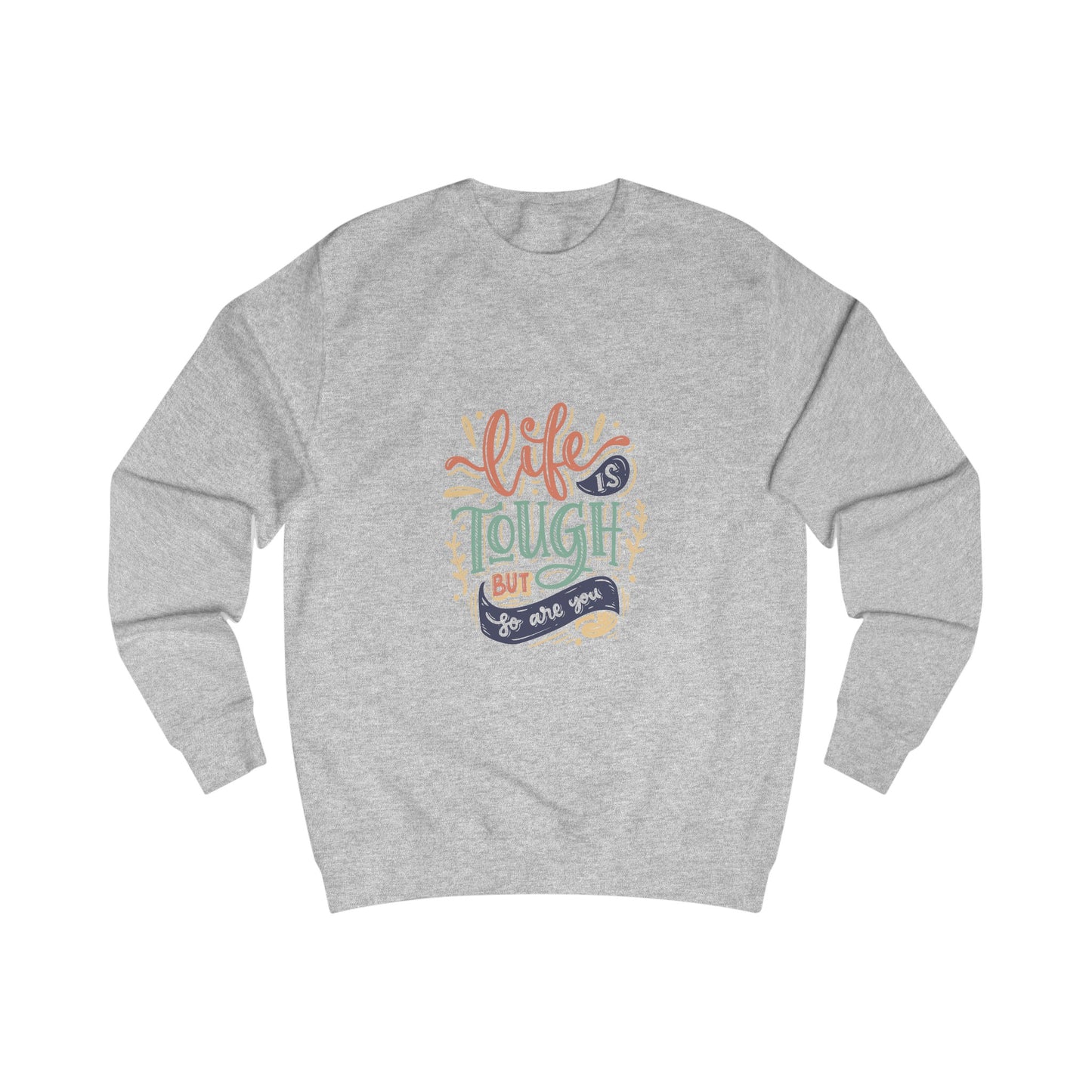 Unisex Sweatshirt – Soft Cotton Blend with Ribbed Knitting, Durable, Medium-Heavy Fabric, Stylish Fit, Tear-Away Label