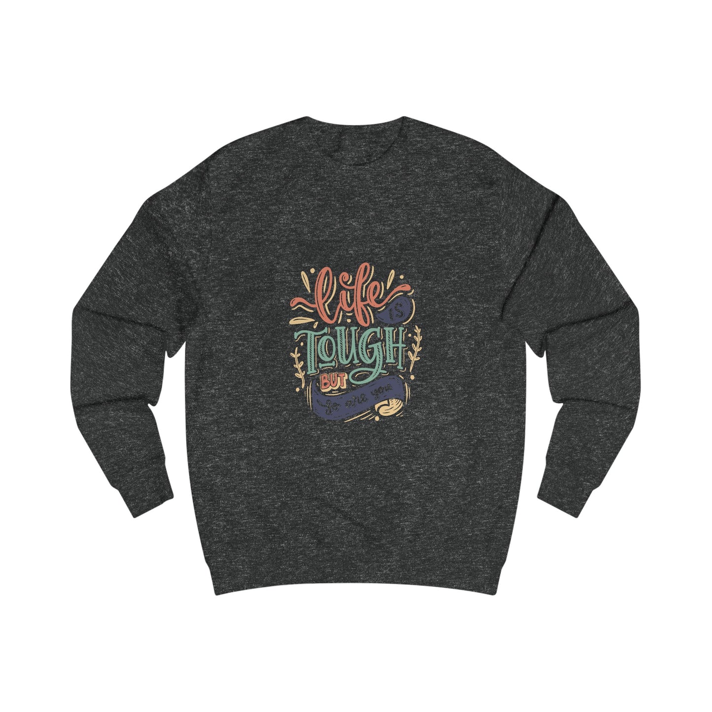 Unisex Sweatshirt – Soft Cotton Blend with Ribbed Knitting, Durable, Medium-Heavy Fabric, Stylish Fit, Tear-Away Label