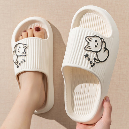 Cute Cat Slippers – Summer Platform Slides for Women, Non-Slip, Comfortable Indoor & Outdoor Flip-Flops, Adorable & Durable Design